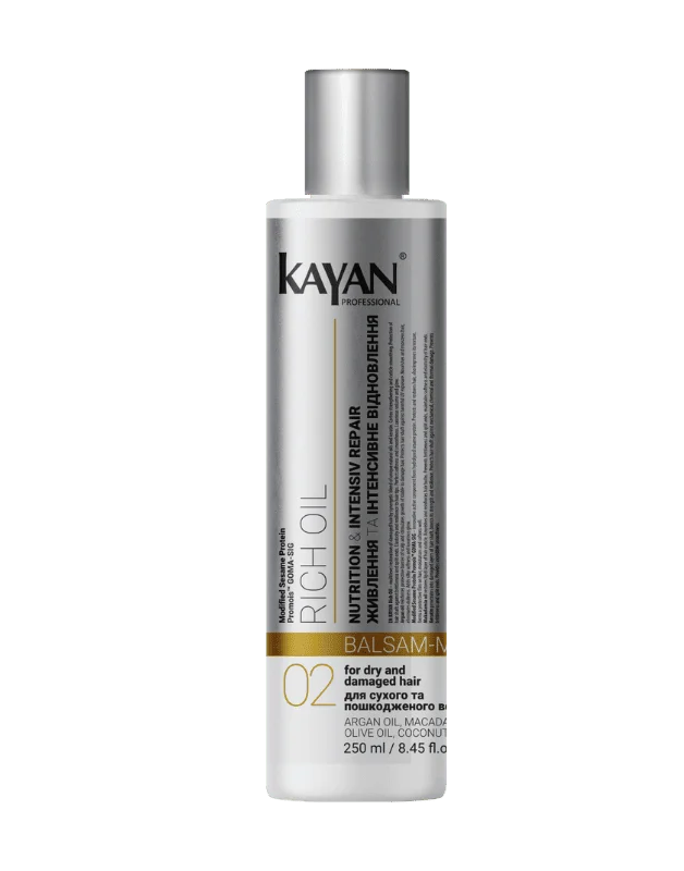 Бальзам-маска для сухого та пошкодженого волосся Kayan Rich Oil, 250 мл