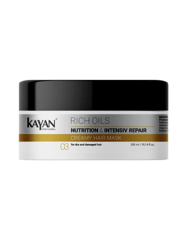 Крем-маска для сухого та пошкодженого волосся Kayan Rich Oil, 300 мл