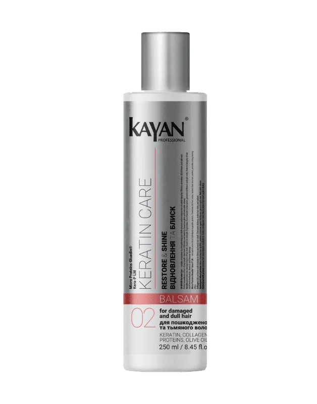 Бальзам для пошкодженого та тьмяного волосся Kayan Keratin Care, 250 мл
