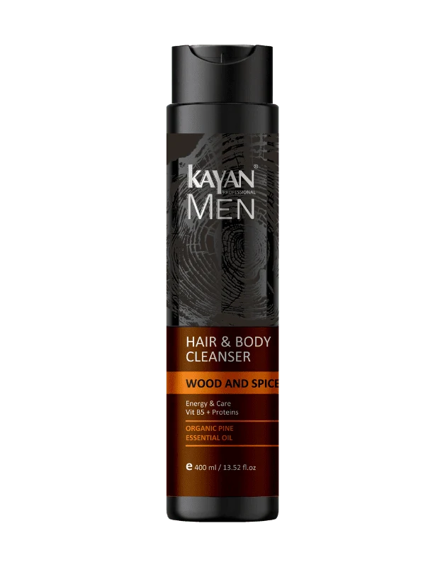 Очищувальний гель для волосся та тіла для чоловіків Kayan Men, 400 ml