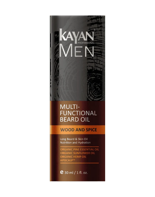 Мультифункціональна олія для бороди для чоловіків Kayan Men, 30 ml