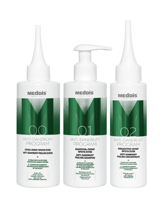 Набір проти лупи Meddis anti dandruff program